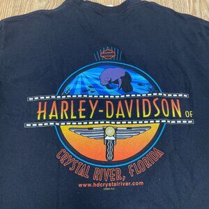 Harley Davidson of Crystal River Florida Men's Size Large 2004 T-Shirt